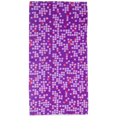 Multifunkčná šatka motív purpurový, polyester