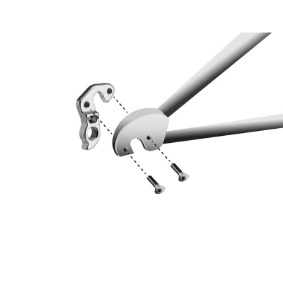 Koncovka rámu vymeniteľná GH-212, AL