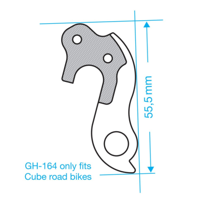 Koncovka rámu vymeniteľná GH-164, AL