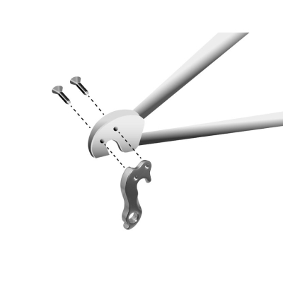 Koncovka rámu vymeniteľná GH-164, AL