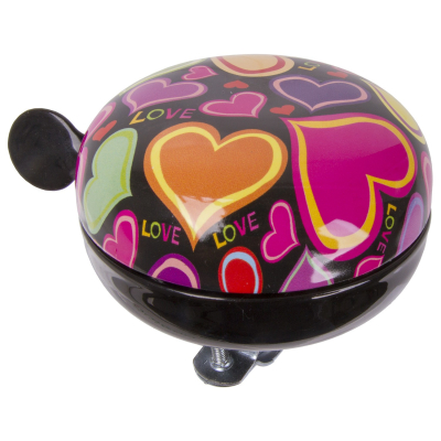 Zvonček oceľ M-Wave, rôzne motívy, priemer 80mm