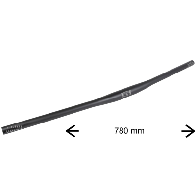 Riaditka M-Wave, dĺžka 780 mm, 31,8 mm, matná čier