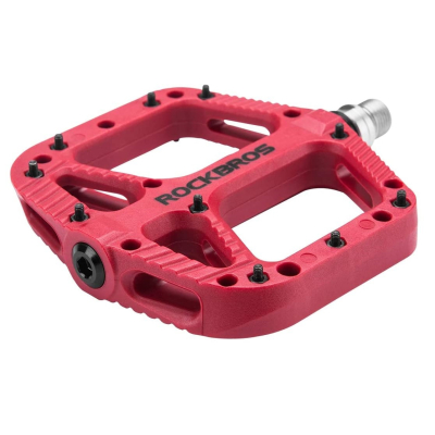 Pedál RB, PL,LSL Flat nylon, 9/16, červený