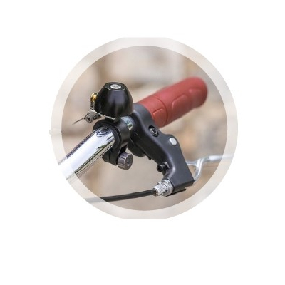 Zvonček oceľ ZÉFAL, čierny