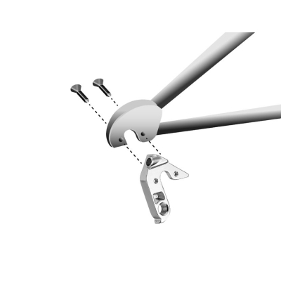 Koncovka rámu vymeniteľná GH-248, AL