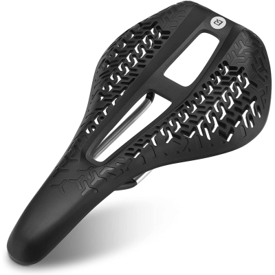 Sedlo RB s otvorom, bez zámku, čierne