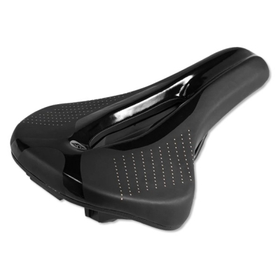 Sedlo RB s otvorom, bez zámku, čierne