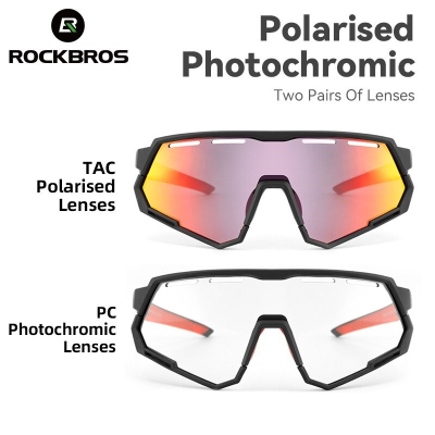 Okuliare RB fotochromatické, čierno/červené