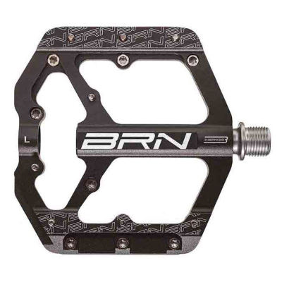 Pedál Flat BRN PL,LSL, 9/16, 8 strieborných pinov