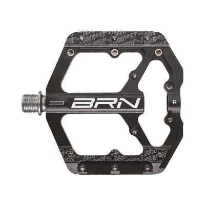 Pedál Flat BRN PL,LSL, 9/16, 8 strieborných pinov