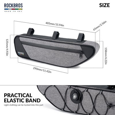 Taška RB do rámu, čierna