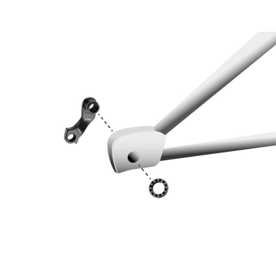 Koncovka rámu vymeniteľná GH-199, AL