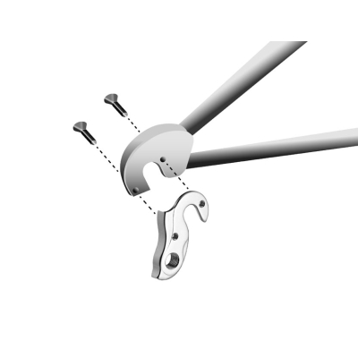 Koncovka rámu vymeniteľná GH-208, AL