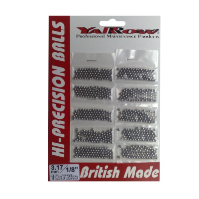 Guličky 3,1 mm do volnobežného kolečka 10 x po 72 ks