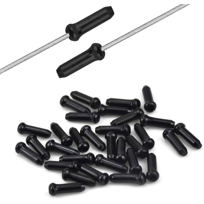 Koncovky brzd.lanka, dural 250 ks vo fľaši, čierne