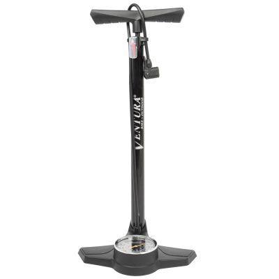 Pumpa podlahová Ventura s manometrom, oceľ