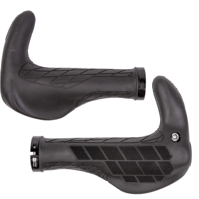 Rukoväť MTB dvojzlož. čierna s AL rohmi, 140 mm