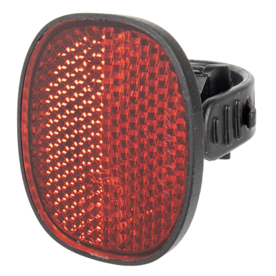 Odrazka zadná červená s gumeným držiakom