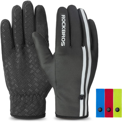 Rukavice RB zimné cyklistické, veľkosť L