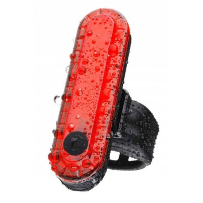 Svetlo zadné MPB 5 LED, 3F, USB nabíjanie, s USB káblom. V cene výrobku je zahrnutý recykl.pop.pre SR v sume 0,1248 €/kg.