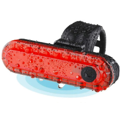 Svetlo zadné MPB 5 LED, 3F, USB nabíjanie, s USB káblom. V cene výrobku je zahrnutý recykl.pop.pre SR v sume 0,1248 €/kg.