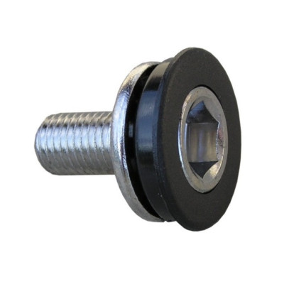 Skrutka stred. osi 12mm s okras. prachovkou