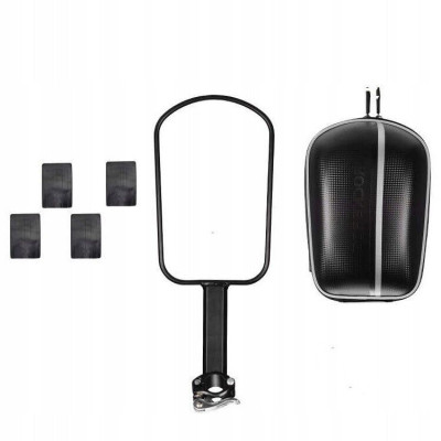 Taška RB s nosičom na sedlovú trubku, cca. 12L, čierna