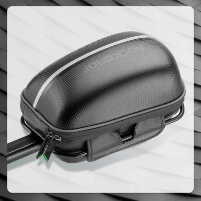 Taška RB s nosičom na sedlovú trubku, cca. 12L, čierna