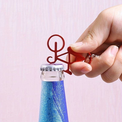 Kľúčenka - prívesok v tvare bicykla, 12ks/sada