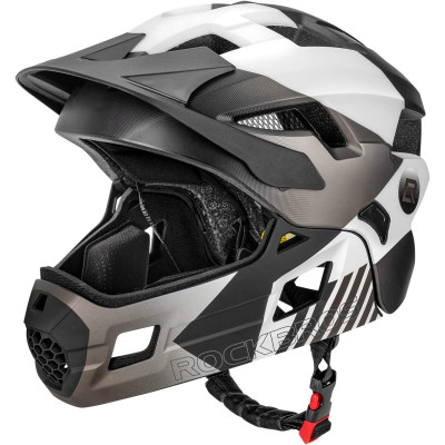 Prilba, RB, bielo/čierna, veľ.S 48-54cm