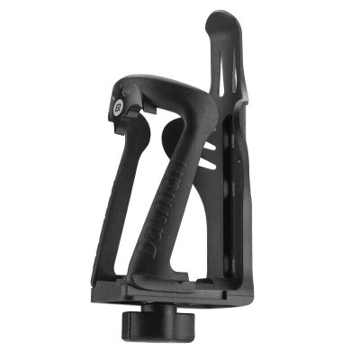 Košík na fľašu RB s držiakom na riaditka, čierny