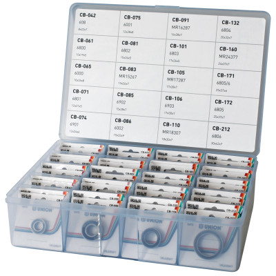 +Ložiská pre E-bike motory, 16 ks mix / sada