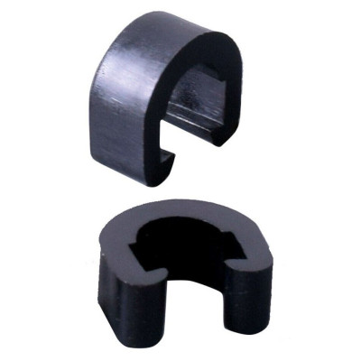 Úchyt bowdenu/hadičky, plast