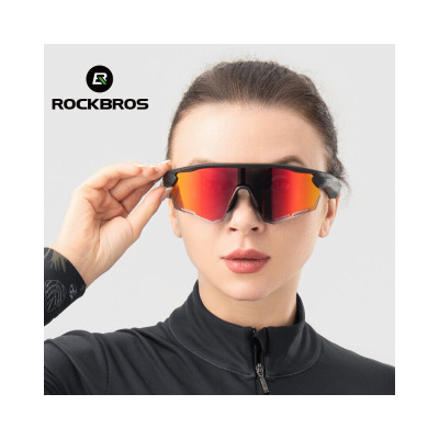 Okuliare RB, bluetooth, čierno/červené