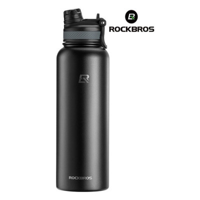 Cyklofľaša termo nerezová RB, čierna, 1000ml