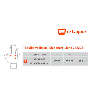 Rukavice dámske Etape GEL protišmykové , veľkosť S, čierno/mentolové