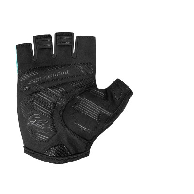 Rukavice dámske Etape GEL protišmykové , veľkosť L, čierno/mentolové