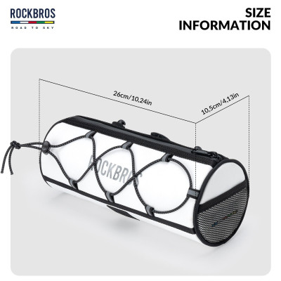 +Taška RB na riadidlá, 1,5l, biela