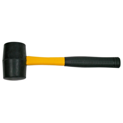 Kladivo gumené s priemerom 32,5 cm a kovovou rúčkou, 450g