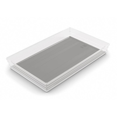 Organizér Curver SISTEMO 8,priesvitný/sivý, 15x37.5x5 cm