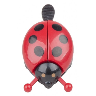 Zvonček dural/plast, motív lienka,červený