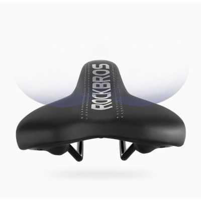 Sedlo RockBros ergonomické bez zámku, čierne