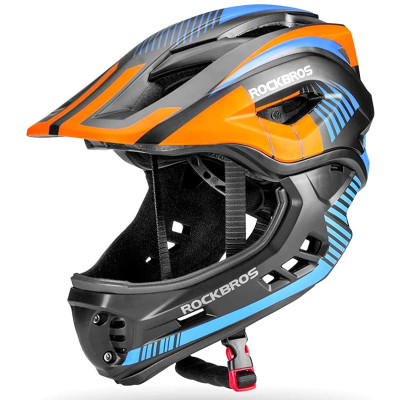 Prilba, RB čierno/oranžová, veľ. S