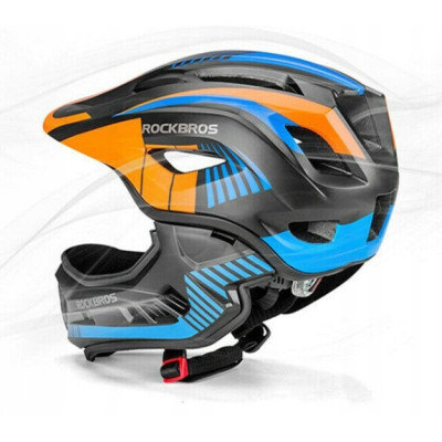 Prilba, RB čierno/oranžová, veľ. S