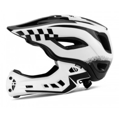 *Prilba, RockBros biela s čiernou potlačou, veľ. S