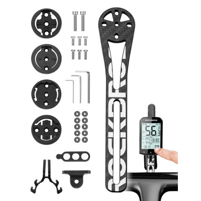 *Držiak RockBros Garmin na riaditka,karbón