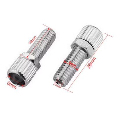 Skrutka nastavovacia k brzd.čelusti M6