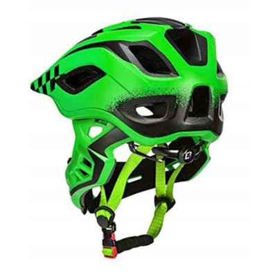 Prilba, RockBros zelená s čiernou potlačou, veľ. S