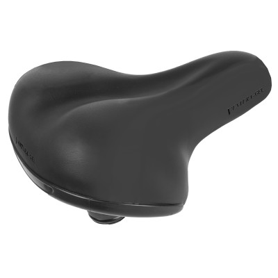 Sedlo Ventura GEL s elastomerom, čierne, so zámkom