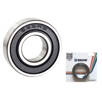 Ložisko 699 2RS, 9x20x6 do náboja, ks